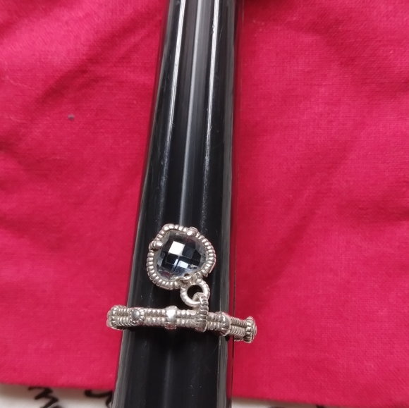 Judith Ripka Jewelry - 925  clear stone dangle ring